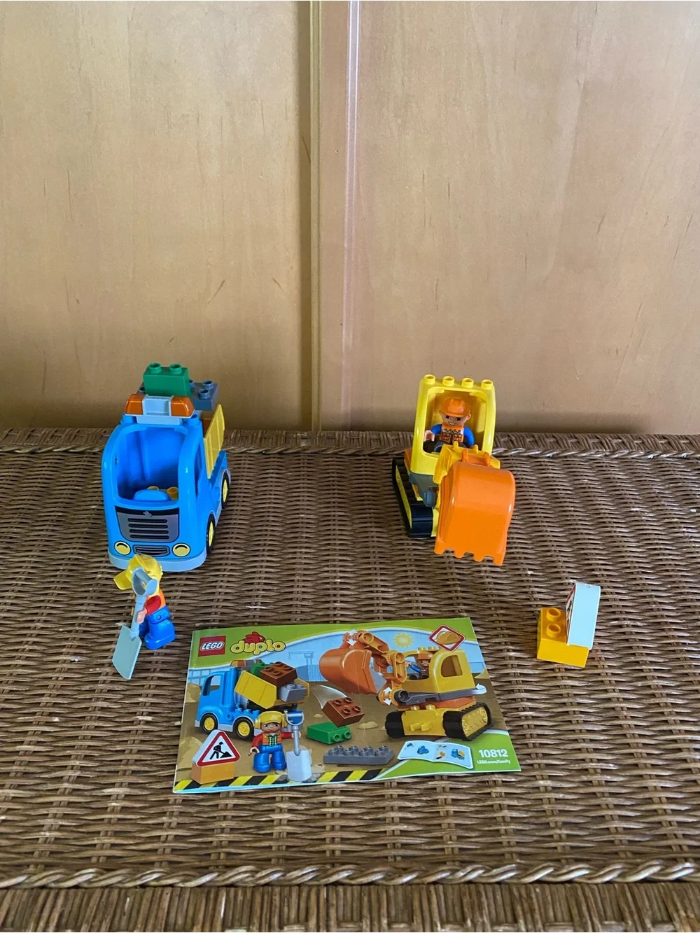 LEGO Duplo 10812 Truck & Tracked Excavator Complete Set w/ Manual